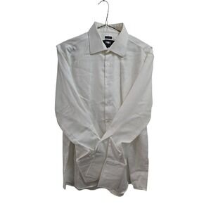 Joseph Abboud White Non-Iron Dress Shirt | 16.5 32/33 | 100% Cotton